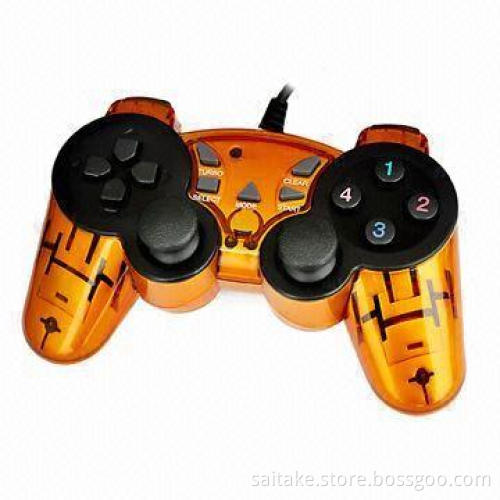 Joypad/Gamepad, Suitable for Sony's PS1, PS2, PS3 and PC Platform with Double Vibration
